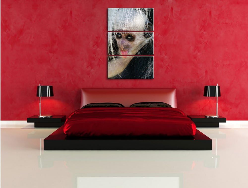 Pixxprint Dach mit Illuminati Auge als Leinwandbild/Grösse: 3 Teilig (120x80) / Wandbild/Kunstdruck/