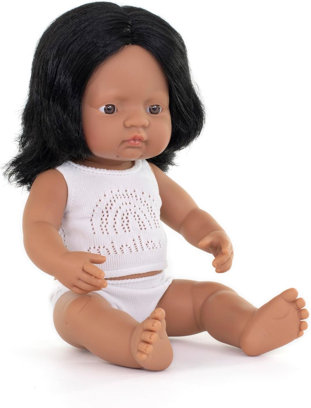 Miniland 31158 - Baby (südamerikanisches Mädchen) 40 cm SÜDAMERIKANISCHES MÄDCHEN 38cm, SÜDAMERIKANI