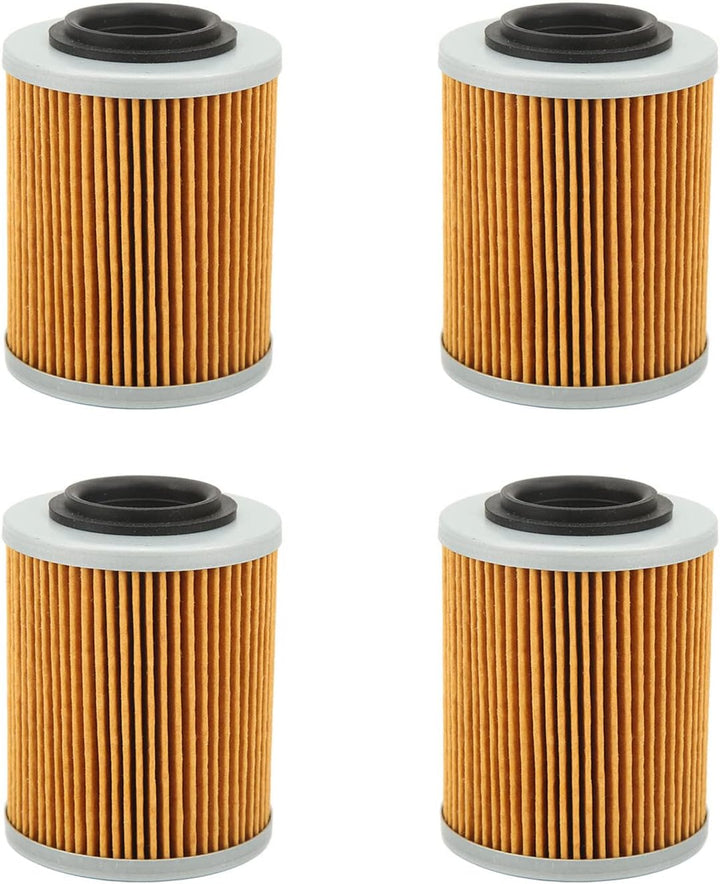 4 Stück Ölfilter, 420256188 KN152 HF152 Motorölfilter Ersatz High Performance für CAN AM 330 400 450