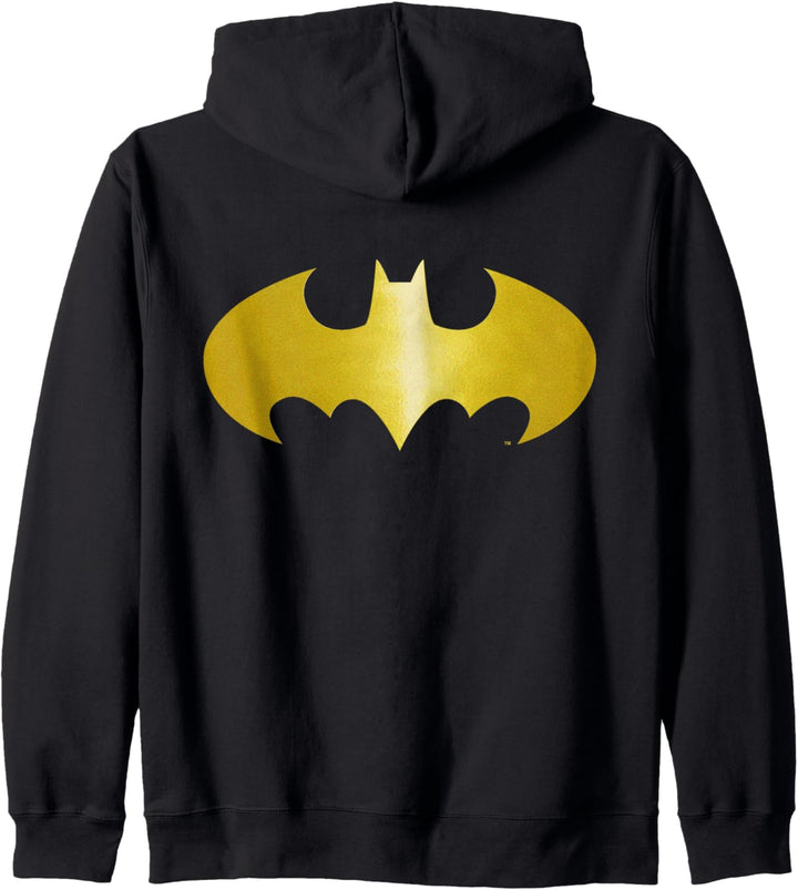 DC Batman-Logo, klassisch, metallisch Kapuzenjacke
