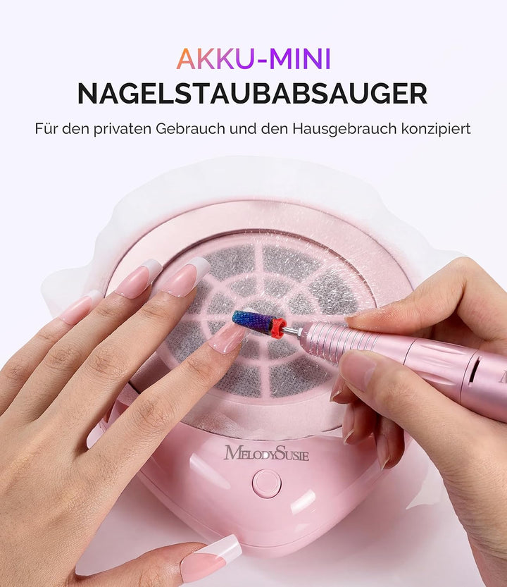 MelodySusie Staubabsaugung für Nägel, PProR Nagelstaubsauger für Acrylnägel