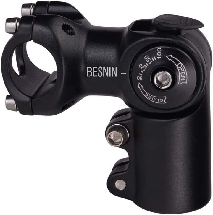 BESNIN Fahrrad Vorbau,Radfahren MTB Vorbau 0-90° 31.8MM OR 25.4MM 60/93/100mm Mountainbike Lenker Vo