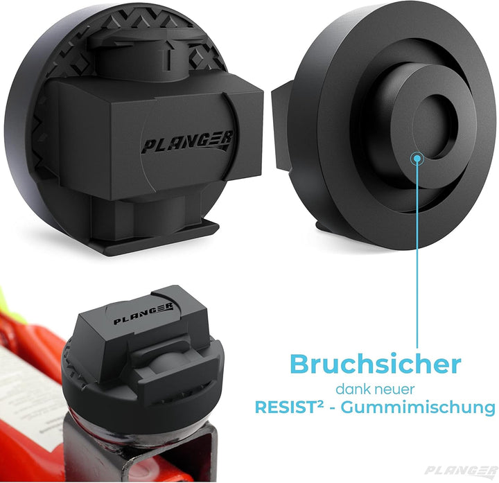 PLANGER® - Wagenheber Gummiauflage (für Mercedes-Benz) - DAIMND PAD - für Rangierwagenheber - Schütz