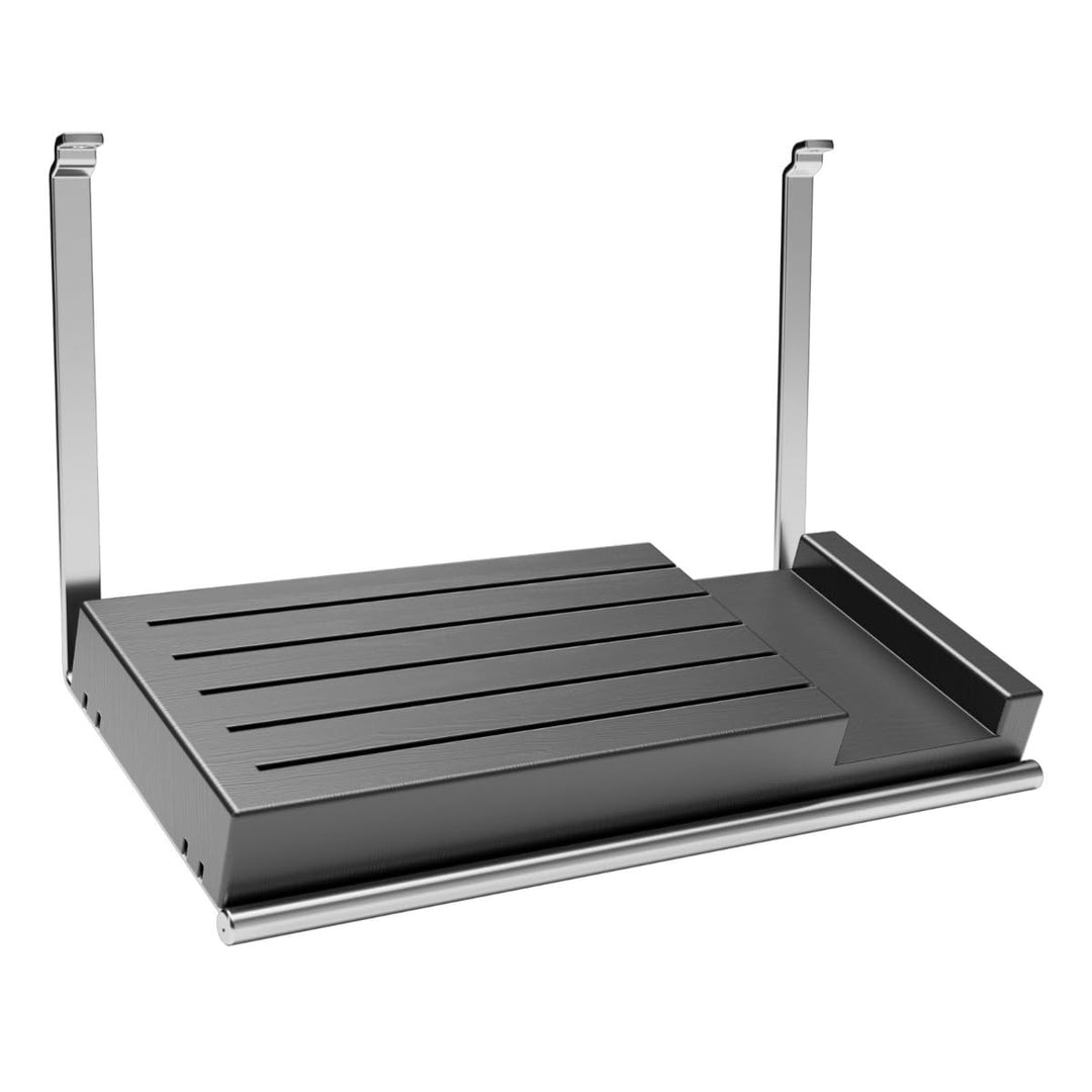 Kesseböhmer Linero style Messerhalter Edelstahloptik 352 x 150 x 256 mm zum Einhängen von SOTECH, Me