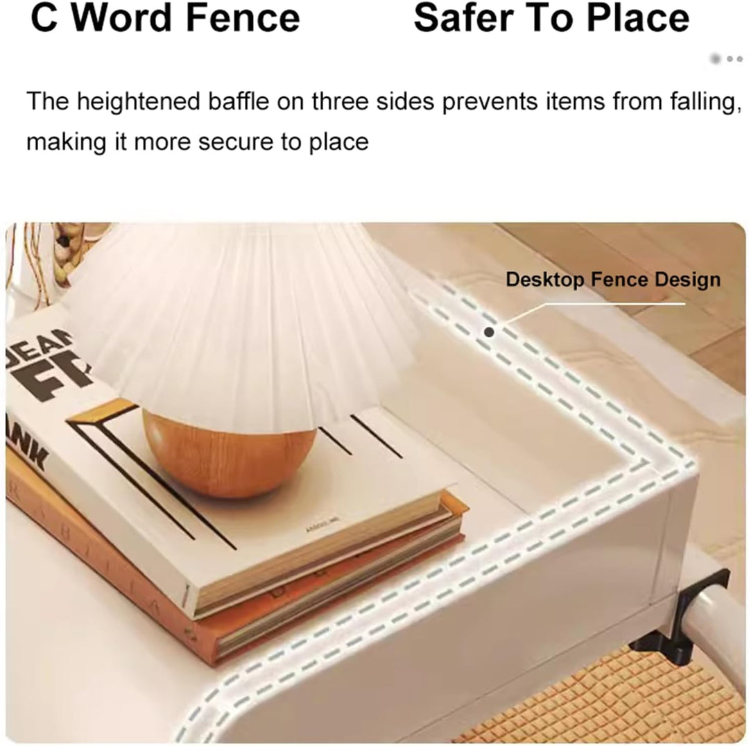 GXQFC Über-Betttisch auf 4 Rollen, Höhenverstellbar 65-95CM/Breitenverstellbar 115-210CM Overbed Tab