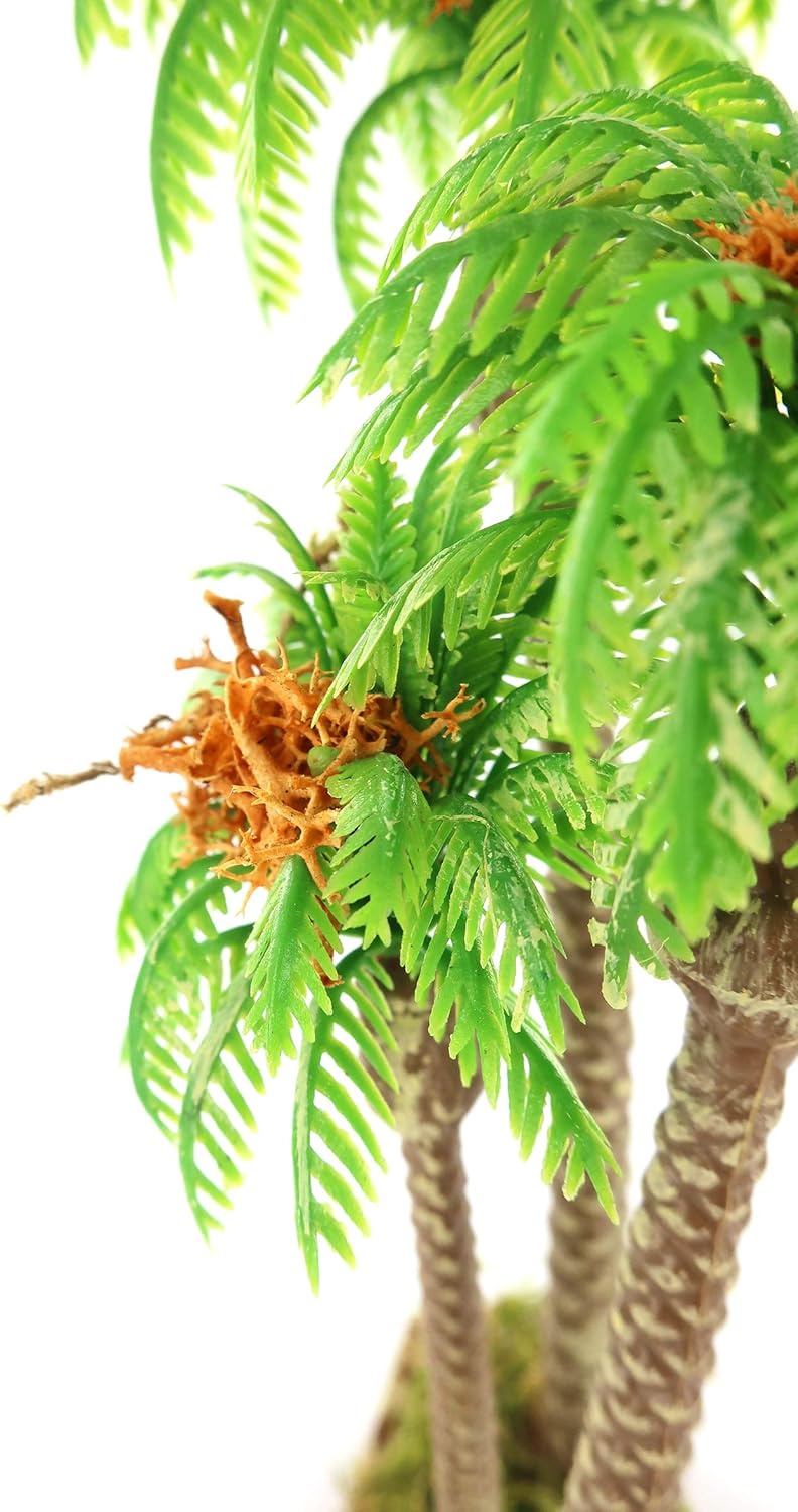 BERTONI Dreifachpalme aus Holz, Mehrfarbig, Einheitsgrösse