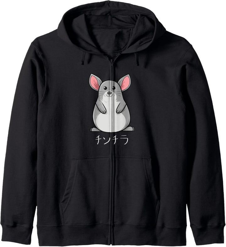 Japanisch Chinchilla Kapuzenjacke