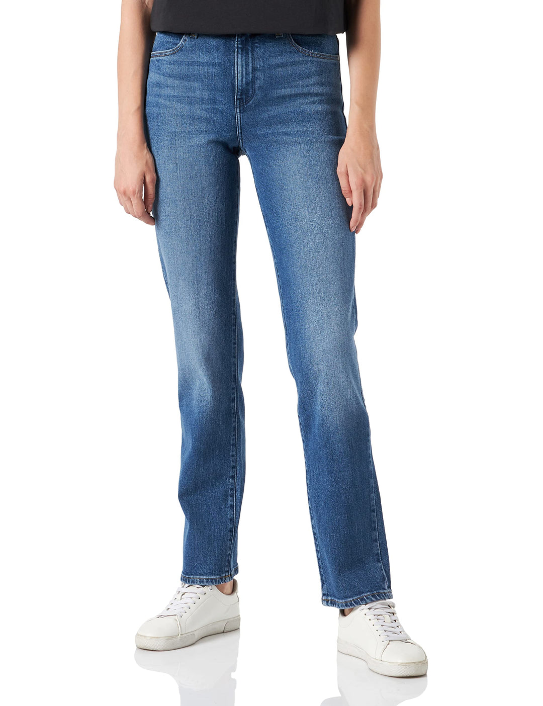 Wrangler Damen Straight Jeans 26W / 32L Himmelblau, 26W / 32L Himmelblau