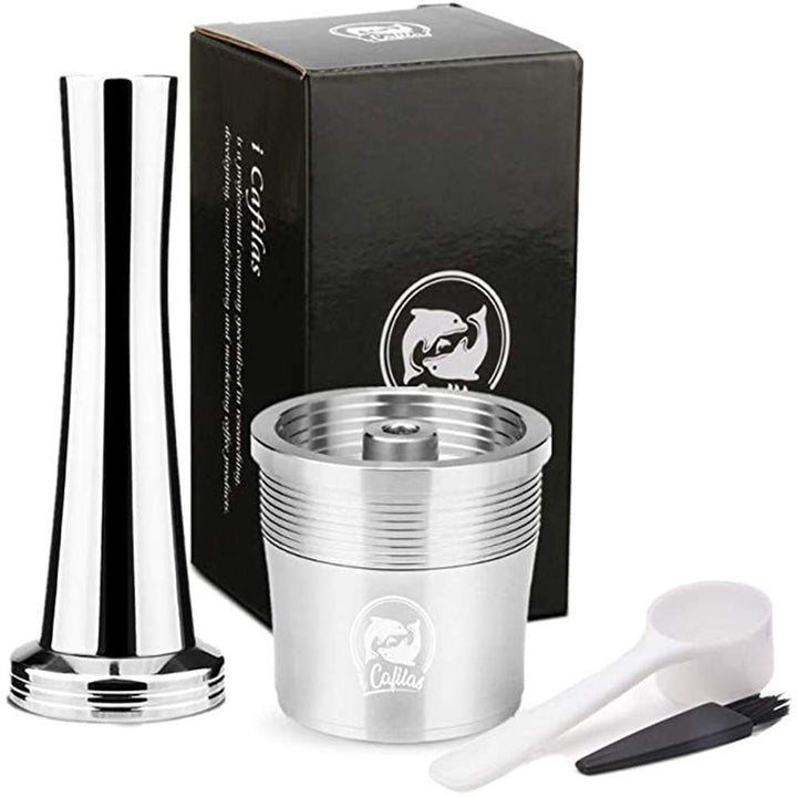 Wiederbefüllbare Illy Kaffeekapsel aus Edelstahl zum Nachfüllen,Edelstahl Filterkapsel für Illy X9 X
