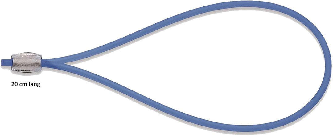 Giesser Schlingen-Rippenzieher - Rippenauslöser mit Perlon-Schlaufe & 5 Ersatzsaiten je 20 cm - zum
