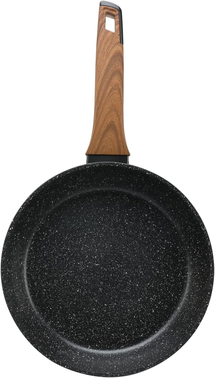 Royal Swiss® Kochgeschirr Set 10-teilig – Töpfe & Pfannen mit abnehmbaren Griffen – Marmor Antihaftb