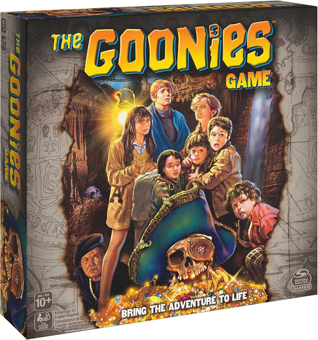 Spin Master Games Goonies, The Goonies Game Retro Vintage 80's Family Movie Board Game, for Kids Age