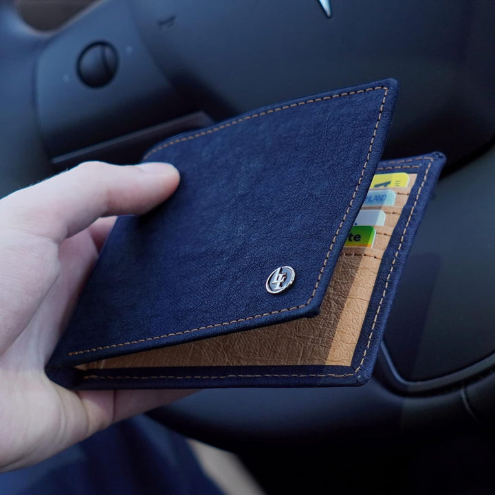 Locklair Herren Kartenetui aus veganem Papierleder, Karten Portemonnaie mit RFID-Schutz, Männer Geld