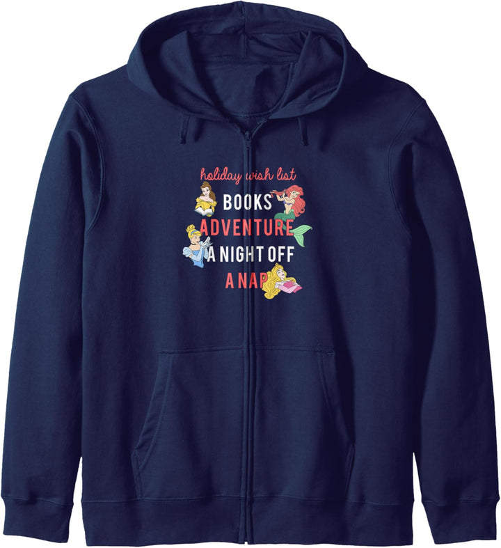 Disney Princess Holiday Wish List Word Stack C1 Kapuzenjacke