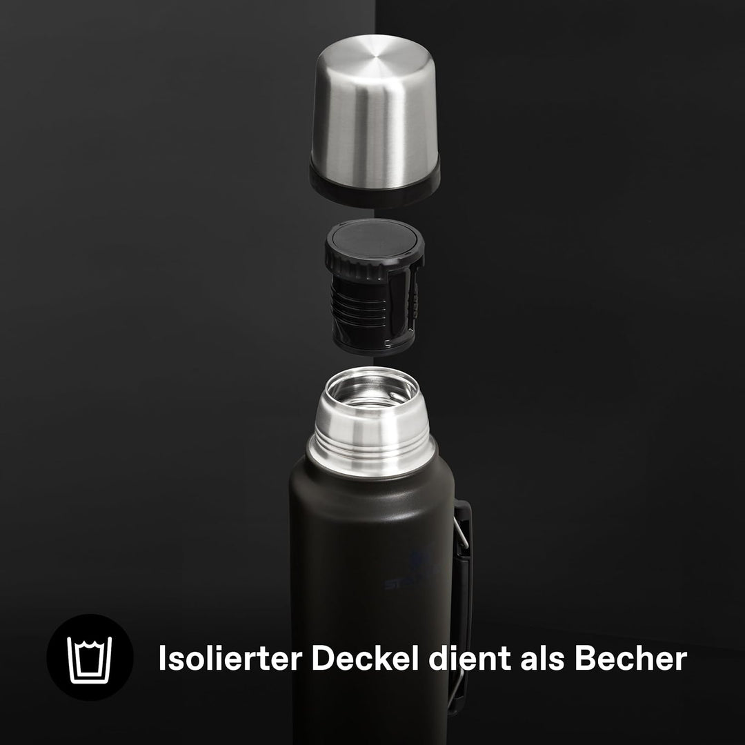 STANLEY 1913 Classic Legendary Thermosflasche 1.4L - Thermos Hält 40 Stunden Heiss Oder Kalt - Edels