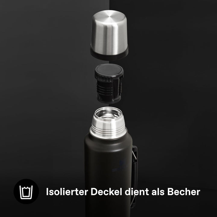 STANLEY 1913 Classic Legendary Thermosflasche 1.4L - Thermos Hält 40 Stunden Heiss Oder Kalt - Edels