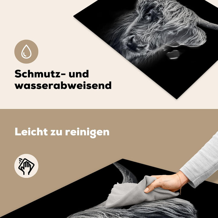 KitchenYeah© Herdabdeckplatte Einteilig Abdeckplatten Cerankochfeld Abdeckung Ceranfeld Herdplattena