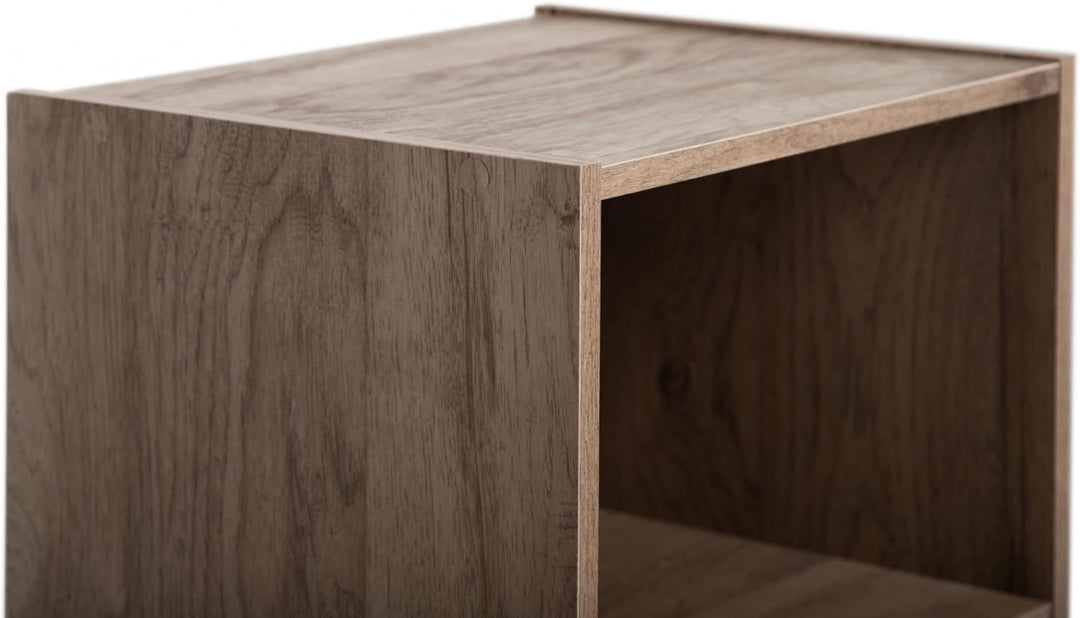 Iris Ohyama, Bücherregal, Beistellmöbel, 3 feste Regale,Design, Modular, Büro, Schlafzimmer, Wohnzim