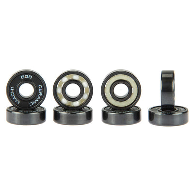 Mach1 8, 16 oder 32 Stück 608 Keramik Renn Kugellager Lager + Spacer z.B. für Inliner Skates Skatebo