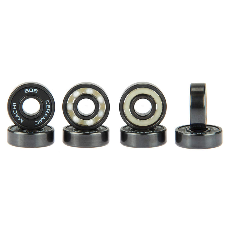 Mach1 8, 16 oder 32 Stück 608 Keramik Renn Kugellager Lager + Spacer z.B. für Inliner Skates Skatebo