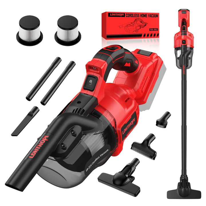 LDHTHOPI Akku Staubsauger für Makita 18V,20000 Pa Starke Saugleistung,1,28 kg Leichter Staubsauger m