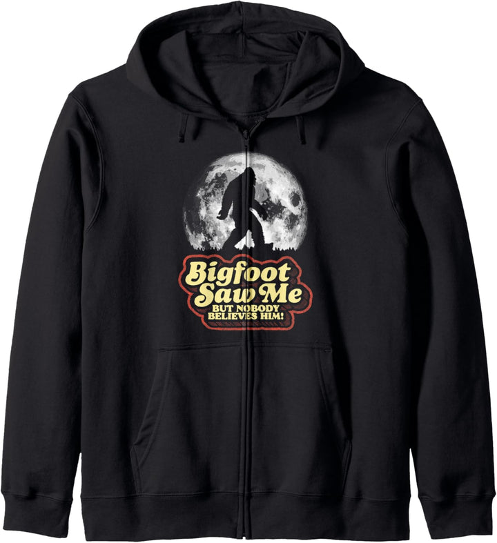 Bigfoot Saw Me But Nobody Believes Him! Funny Sasquatch Moon Kapuzenjacke