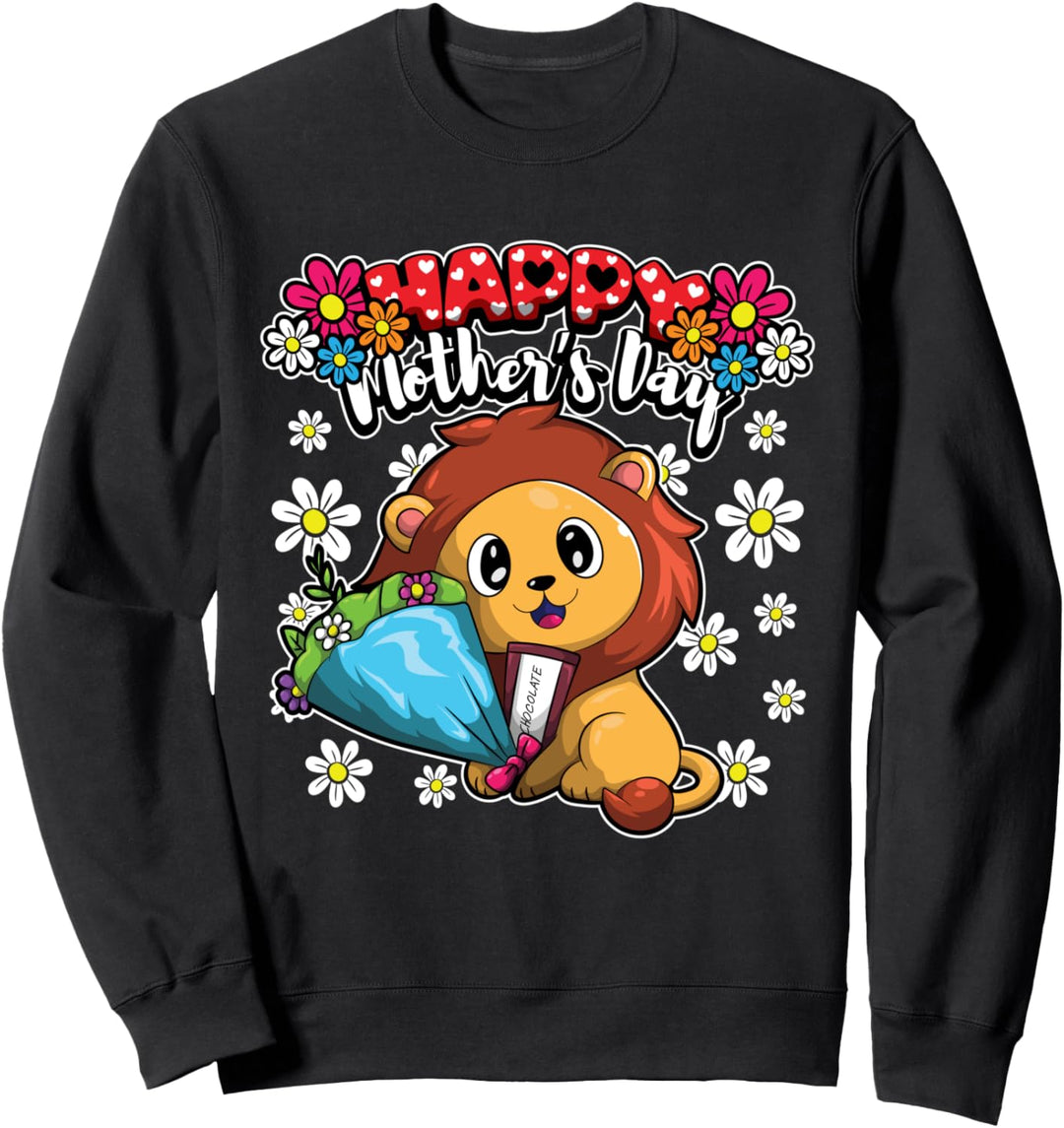 Happy Mother's Day - Ich liebe meine Mutter - Löwe Sweatshirt