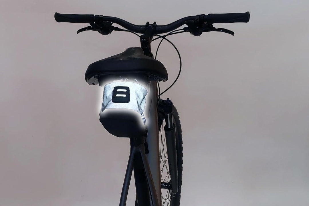 Chirp Reflex Satteltasche M universelle Klettbefestigung wasserabweisend 0,6L Volumen mit reflektier