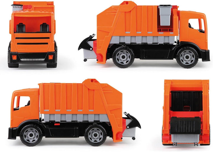 LENA 02166 Starke Riesen Müllwagen, Giga Trucks Müllfahrzeug ca. 72 cm, robuster Müll LKW mit 2 Achs