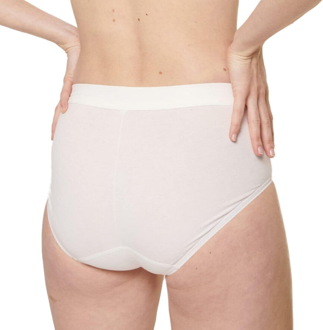 Sloggi 6er Pacl Double Comfort - Damen - Maxi Slip - Baumwolle 38 Weiss, 38 Wei&#xDF;