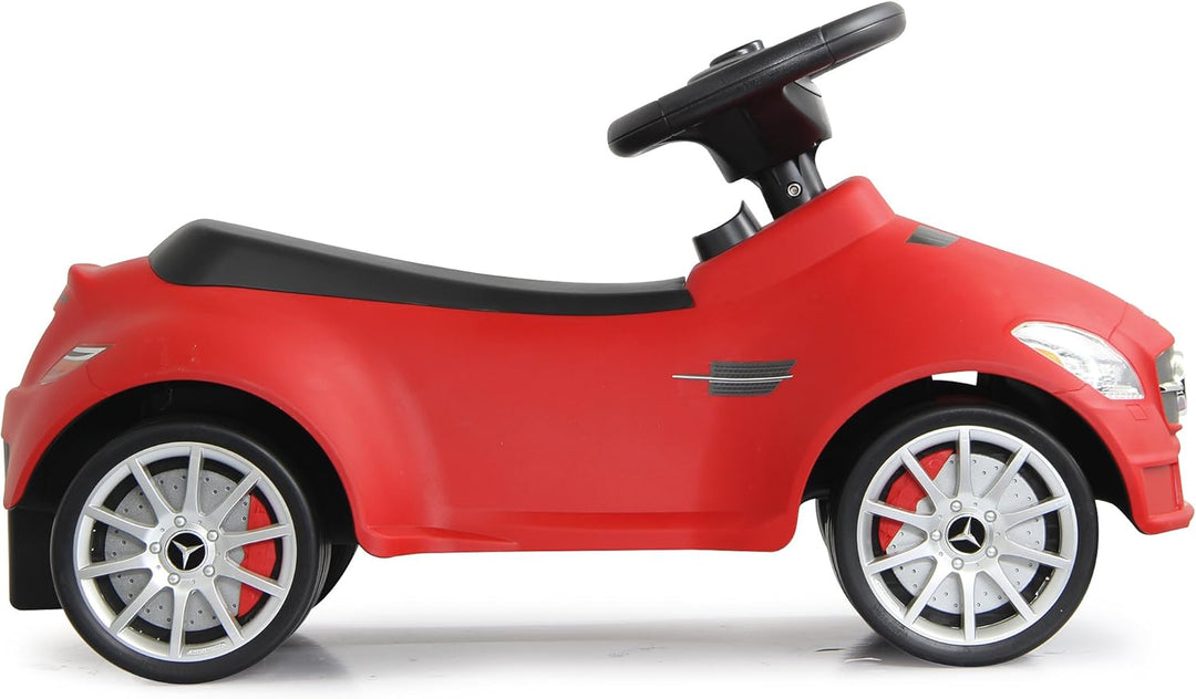 JAMARA 460205 - Rutscher Mercedes SLK55AMG rot – Kippschutz, Flüsterreifen, echte Scheinwerferattrap