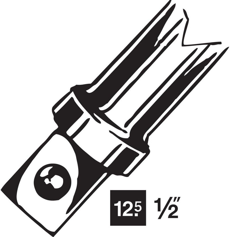 HAZET 715-01 Kreuzschlüssel, 17 x 19 x 22 x 1/2"-Vierkant, längere Ausführung, 17 x 19 x 22 x 1/2"-V