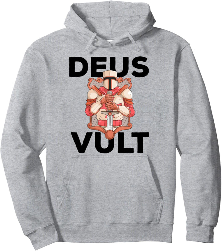 Tempelritter Templer Motto DEUS VULT Christ Tempel Ritter Pullover Hoodie