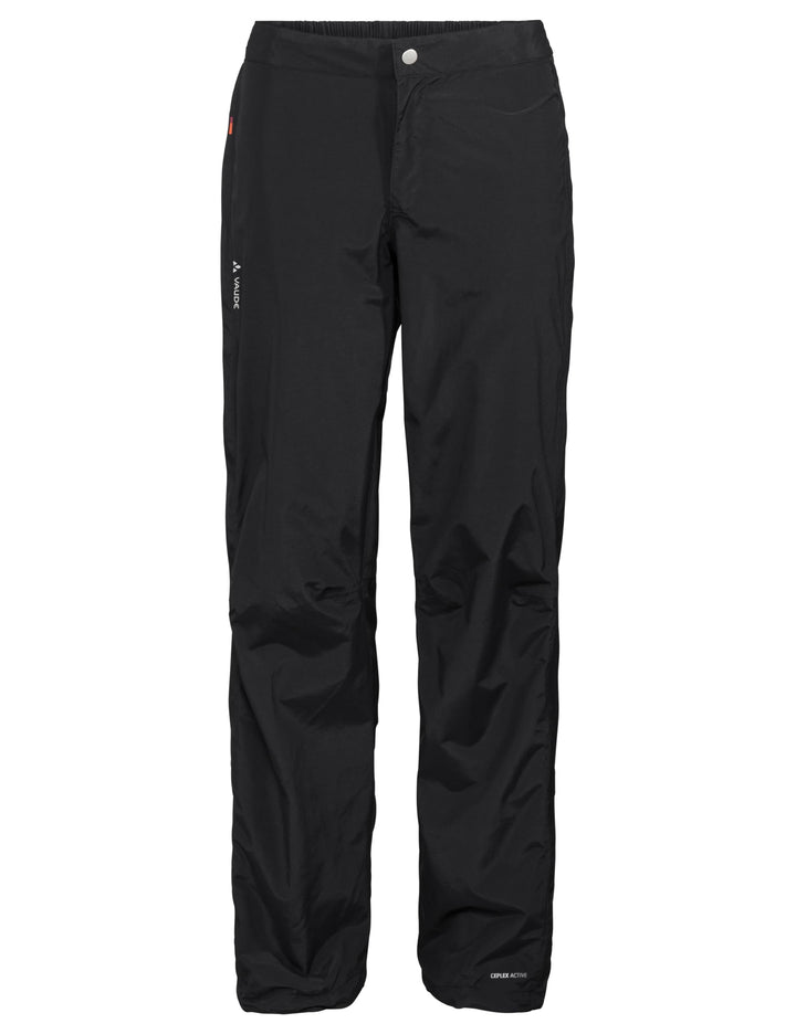 VAUDE Damen Hose Women's Yaras Rain Pants Iii 34-Long Schwarz, 34-Long Schwarz