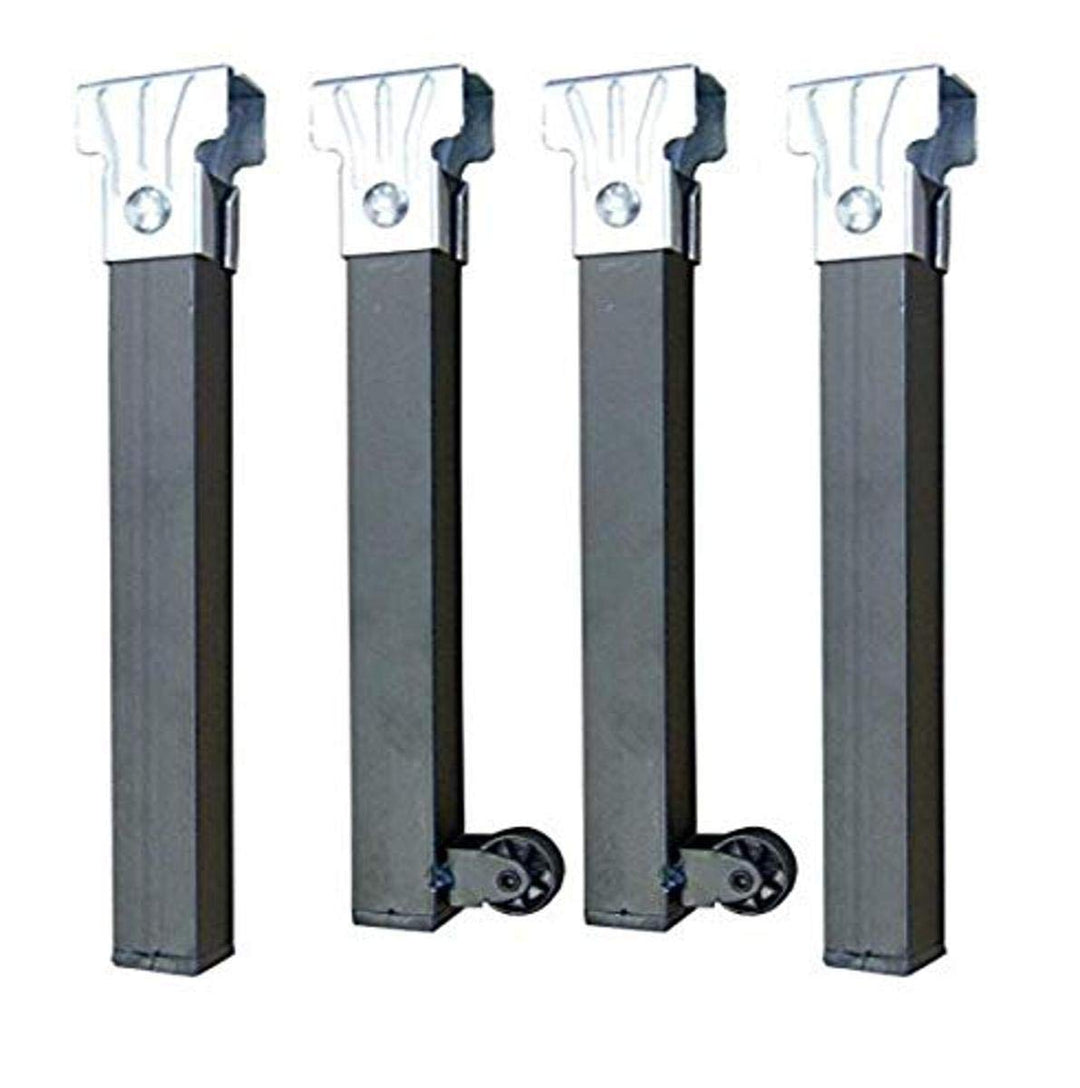 IMEX EL ZORRO Set mit 4 Beinen mit Rollen, Metall, neutral, 35x3.5X3.5 cm
