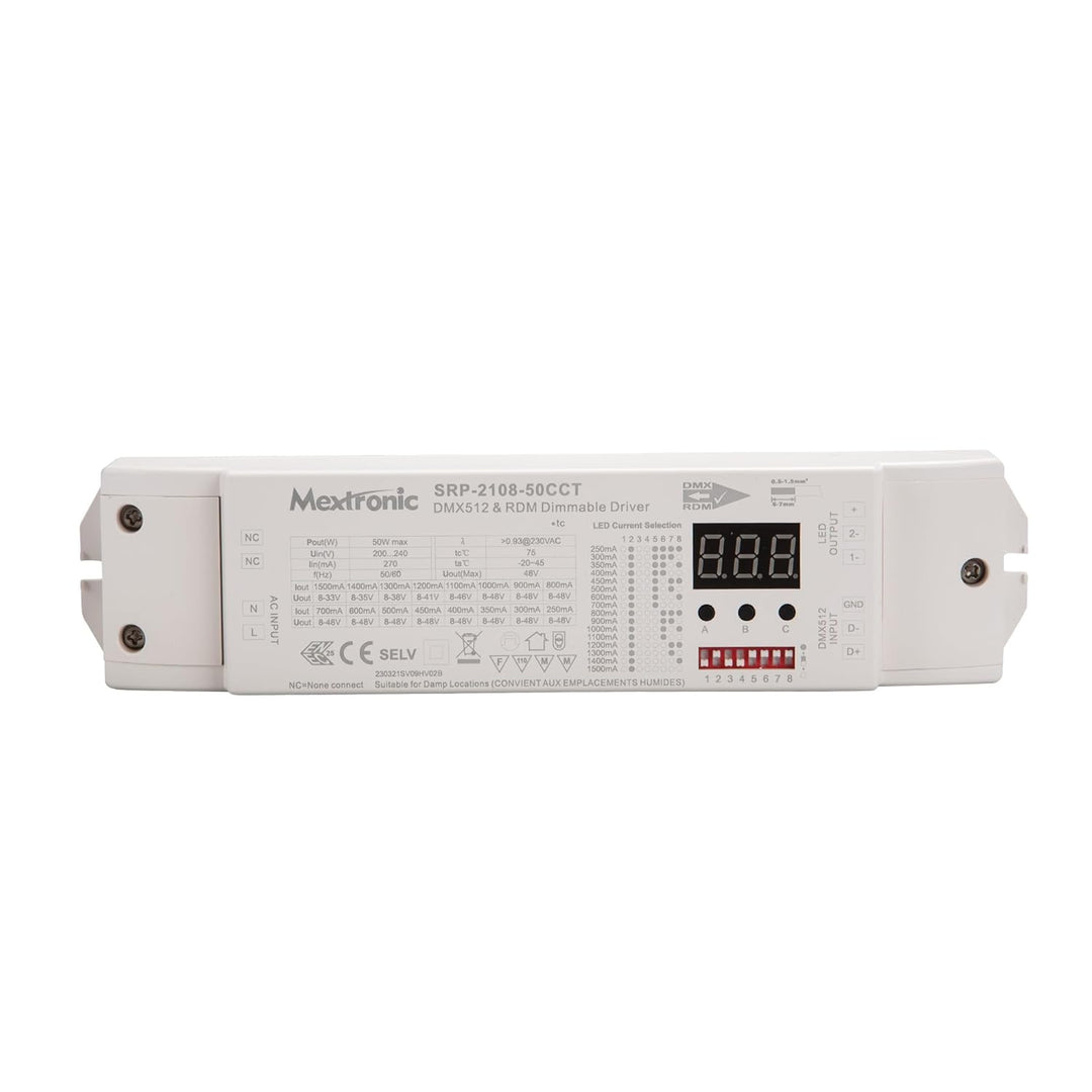 LED CONNEX 2108-50W-CCT DMX512 Tunable White Netzteil bis 50W 250-1500mA