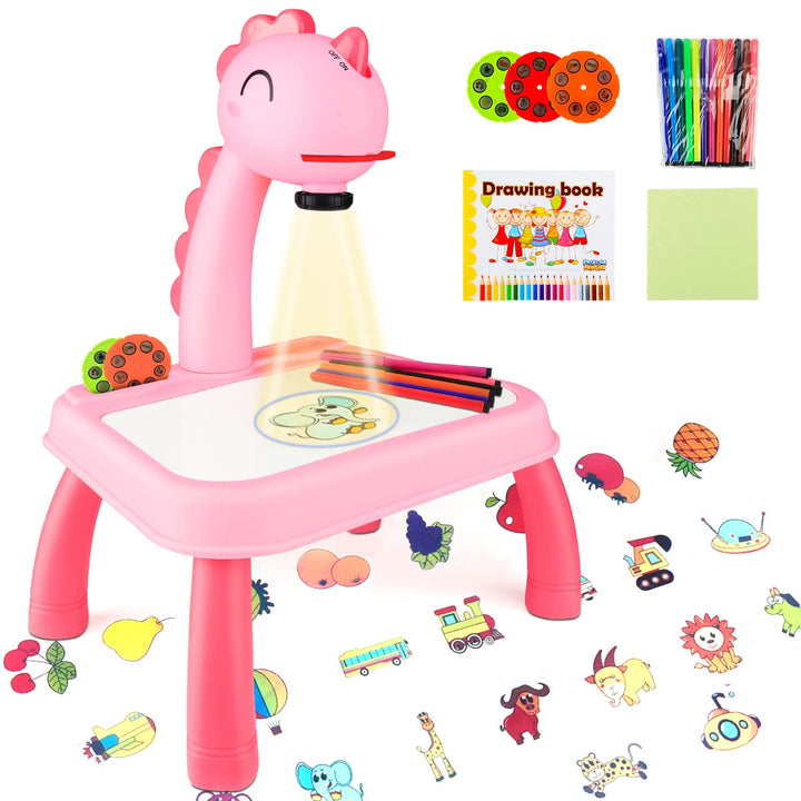 CS COSDDI Projektion Zeichentafel Kinder, Zeichenprojektor für Kinder, Projektor Verfolgen und Zeich