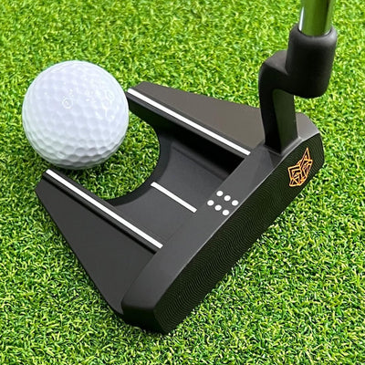 MAZEL Golf-Putter für Herren, rechte Hand, 89,9 cm, MP-002 Double Bend Face Balance Mallet Putter MP