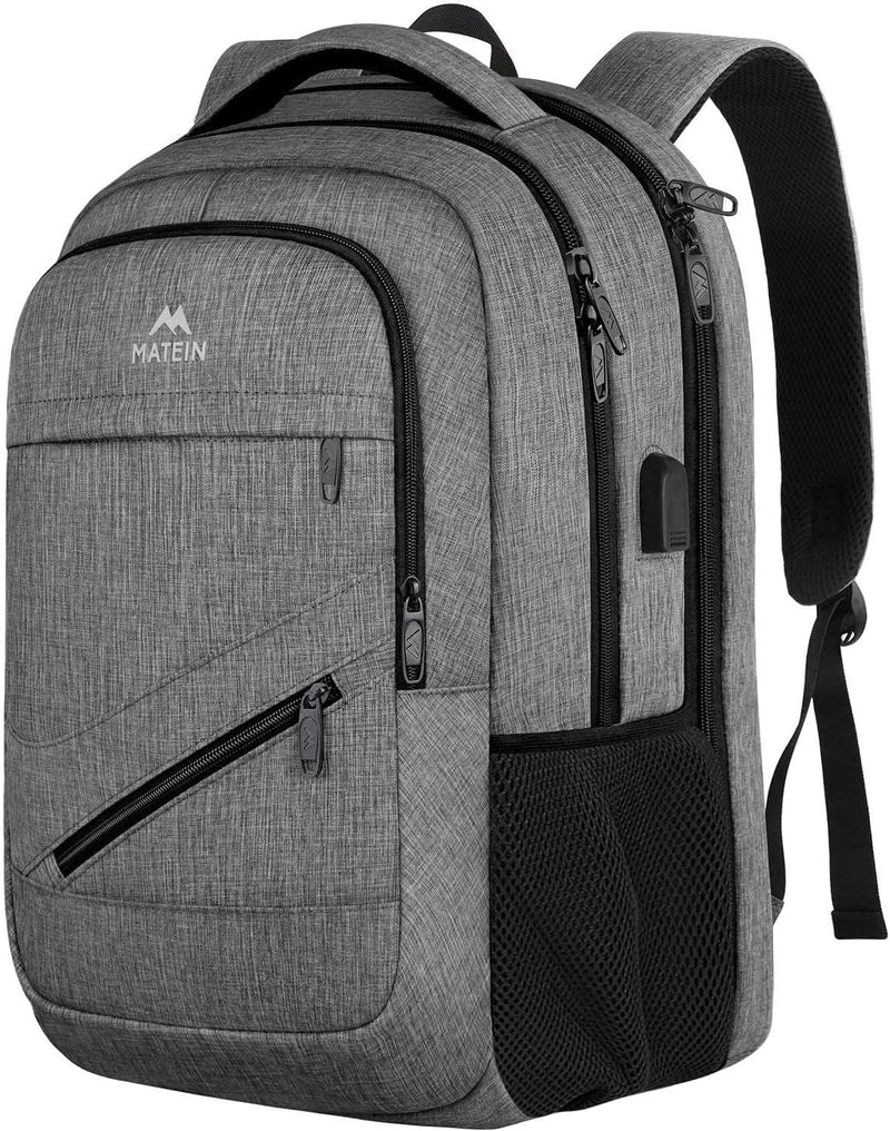 MATEIN Laptop Rucksack 17 Zoll, Grosse Herren Wasserdicht Reisen Tasche Arbeit Business Schulrucksac