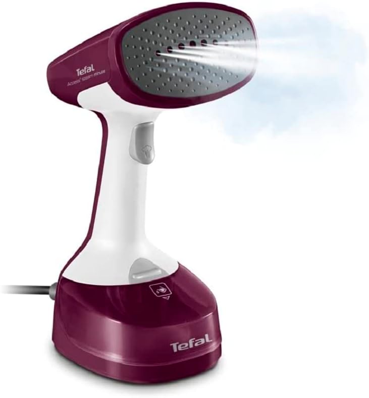 Tefal Dampfbürste DT7005 Access Steam Minute | 1100 Watt | inkl. Zubehör | 1 Dampfstufe | Tankfüllme