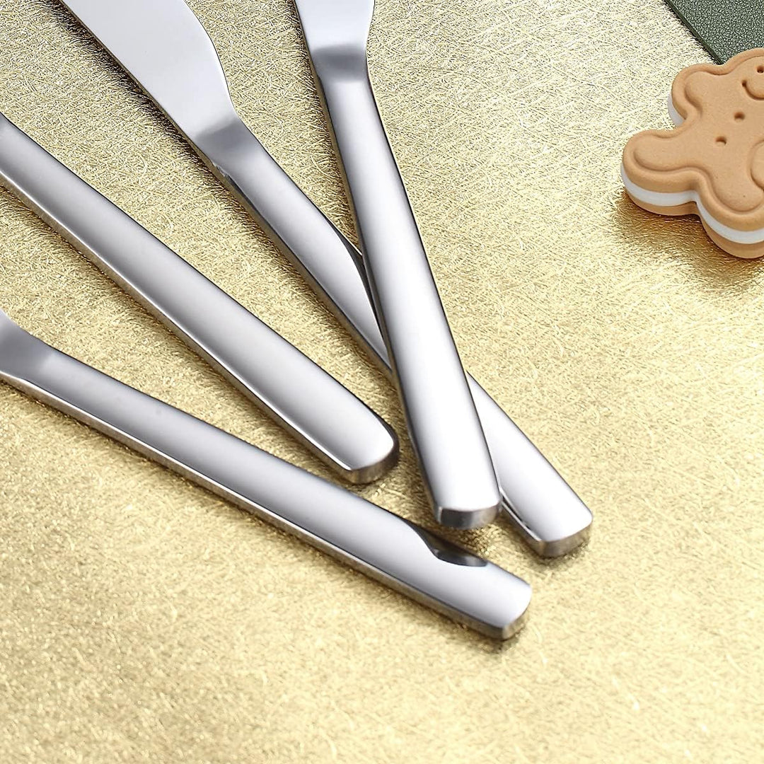 Steak Besteckset 12-Teilig, Premium Edelstahl 6 Tafelgabeln und 6 Tafelmesser-Set, Steakmesser Steak