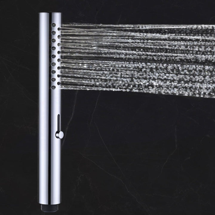 3 Modi Duschkopf Edelstahl DETBOM, Handbrause für Badezimmer, Shower Head Anti-Kalk, Wassersparend S