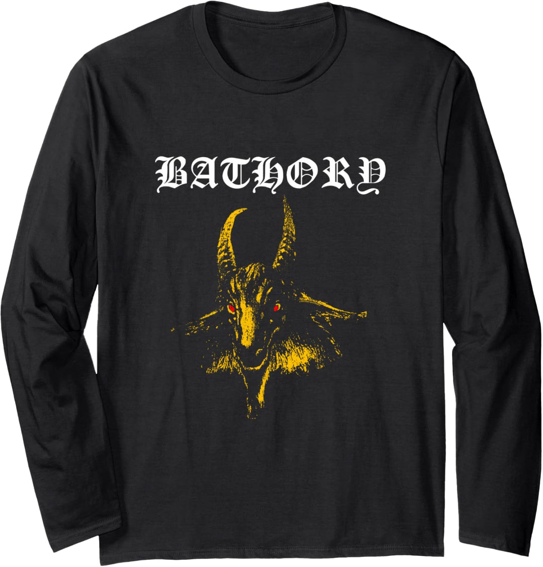 Bathory - Classic Goat Logo - Official Merchandise Langarmshirt