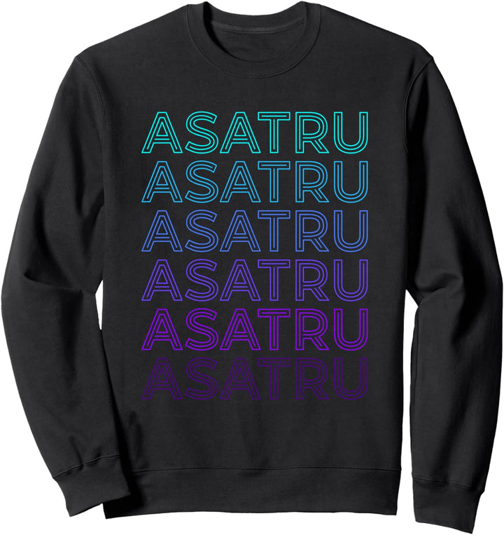 Asatru Vegvisir Viking Kompass Norse Retro Sweatshirt