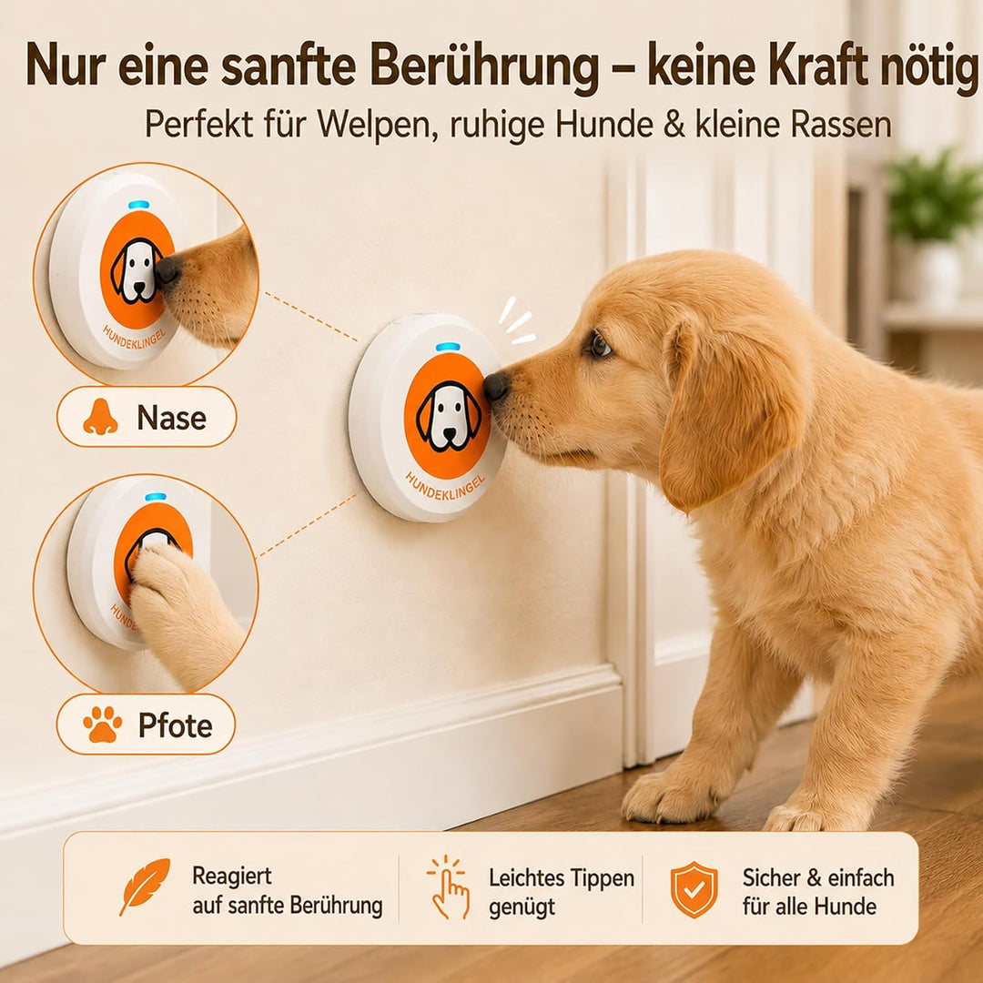 ChunHee Aufnahmeversion Katzenklingel/Hundeklingel Buzzer Hund Haustier Türglocken Sensor Berührt Wa