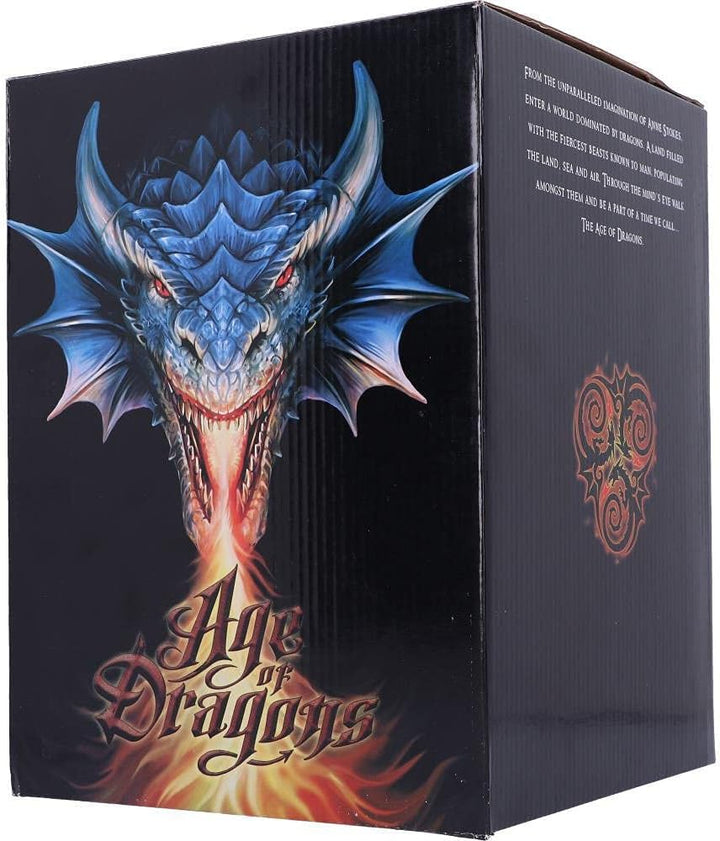 Nemesis Now Anne Stokes Wasserdrache für Erwachsene, 31 cm, Kunstharz, Blau