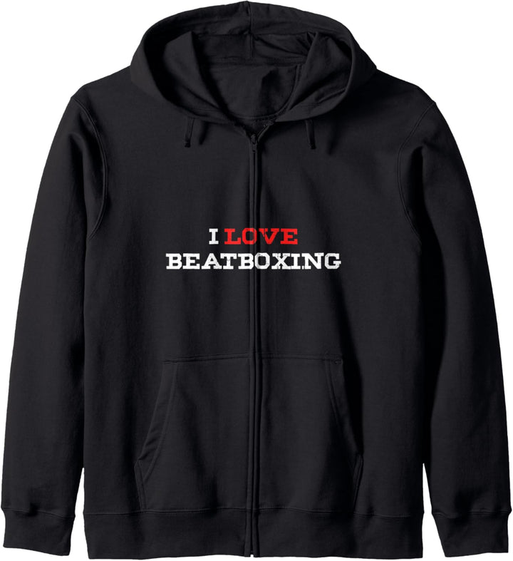 Ghetto Rap Sänger Hiphop Beatbox Cooler Beatboxer Künstler Kapuzenjacke