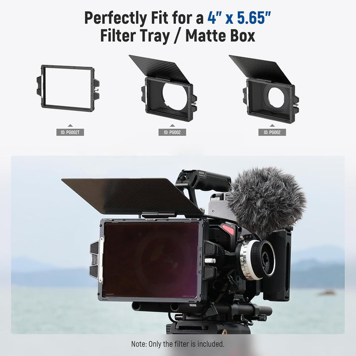 NEEWER ND0.9 (3 Stopps) quadratischer ND Filter, 4 x 5,65Zoll, doppelseitiger 30 Multi Nano beschich