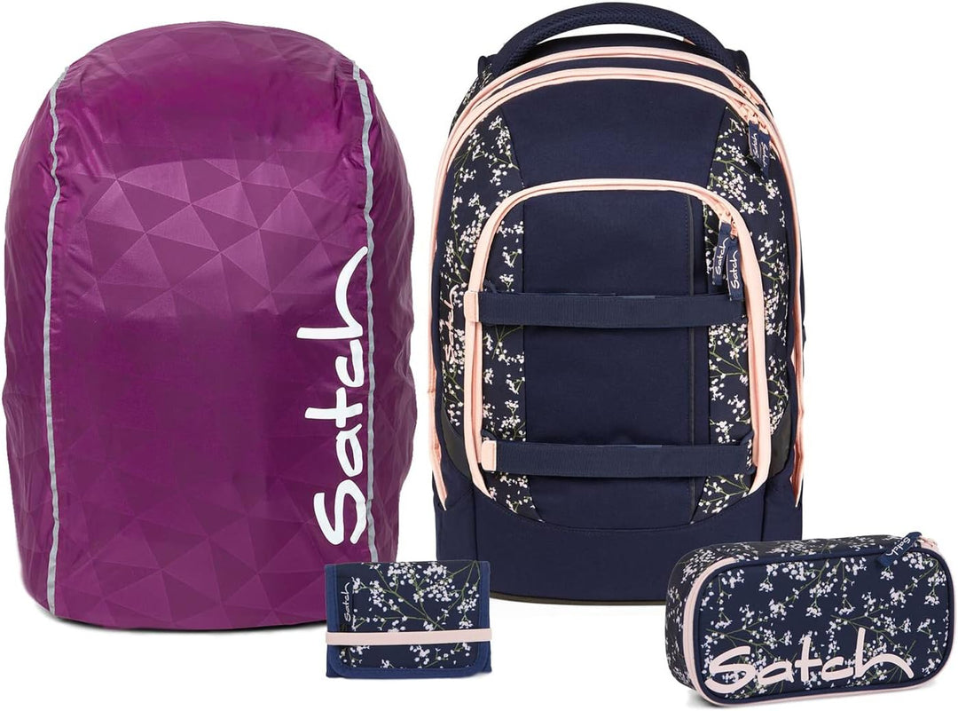 satch Pack Schulrucksack Set 4tlg. Streetwalk Edition Bloomy