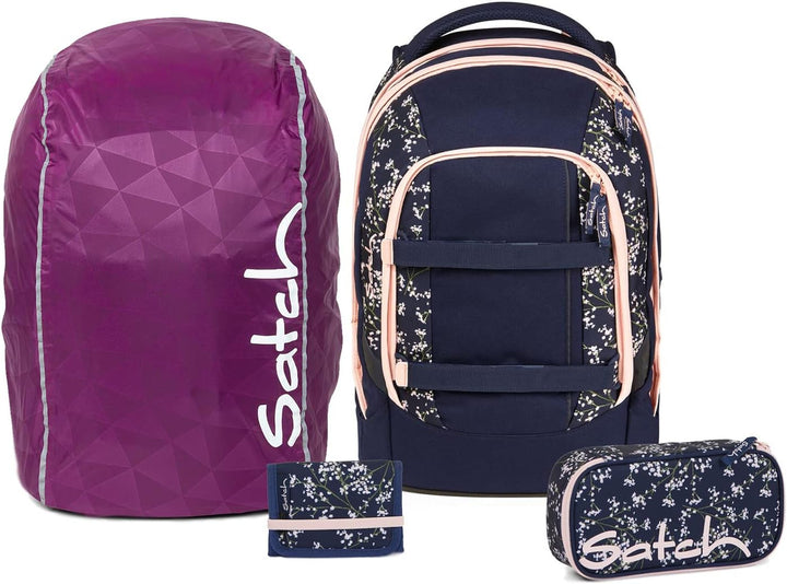 satch Pack Schulrucksack Set 4tlg. Streetwalk Edition Bloomy